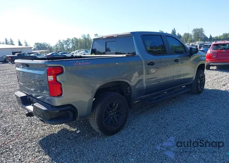 2019 Chevrolet Silverado 1500 Lt Trail Boss из США, поврежденный, VIN 3GCPYFEDXKG202543